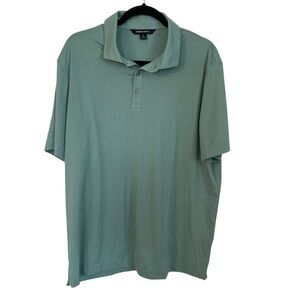 Mercer+Mettle Men’s Short Sleeve Stretch Sage Green Jersey Polo Size XL GUC